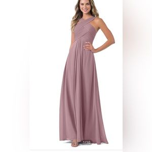 Azazie Bridesmaid Dress kaleigh. color: vintage mauve. Size 12.